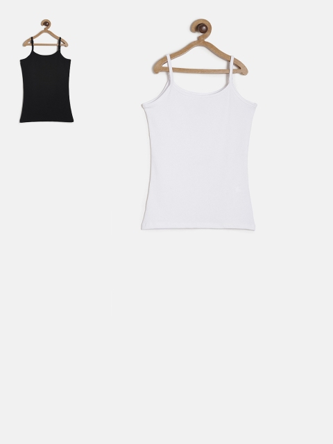 

Fame Forever by Lifestyle Girls Pack Of 2 Camisoles 8903742106424, Black