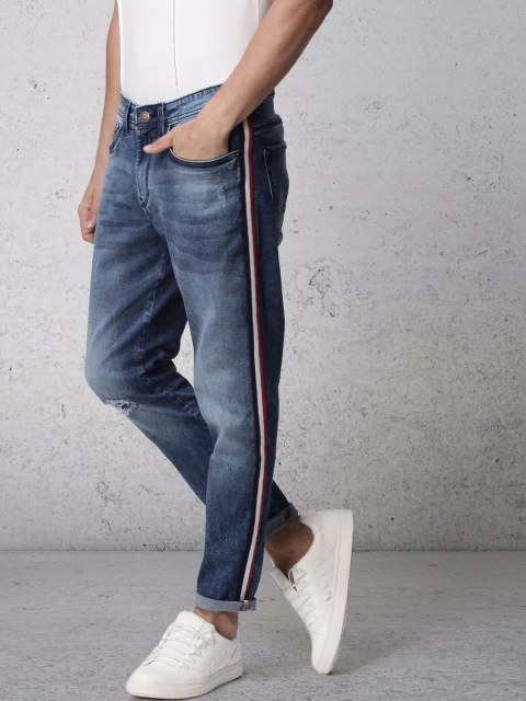 

Ecko Unltd Men Blue Slim Tapered Fit Mid-Rise Clean Look Stretchable Jeans