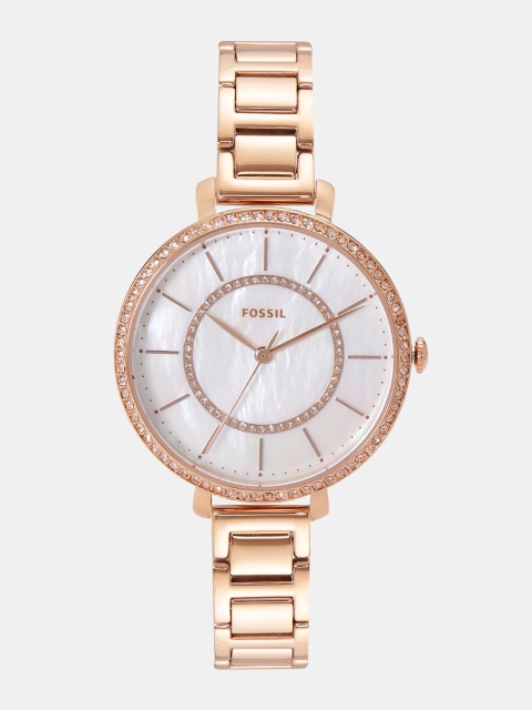 

Fossil Women White Analogue Watch ES4452_OR