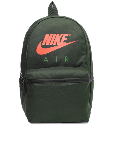

Nike Unisex Green Brand Logo Air Backpack
