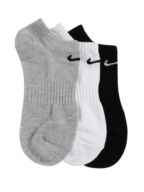 

Nike Unisex Pack of 3 Everyday Ltwt Ankle Length Socks, Black