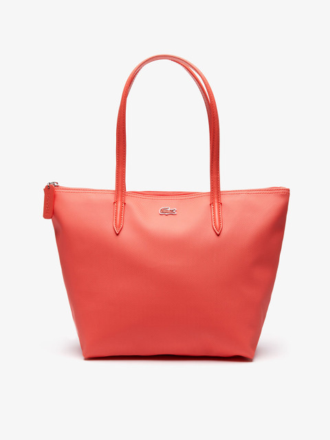 

Lacoste Peach-Coloured Solid Handheld Bag