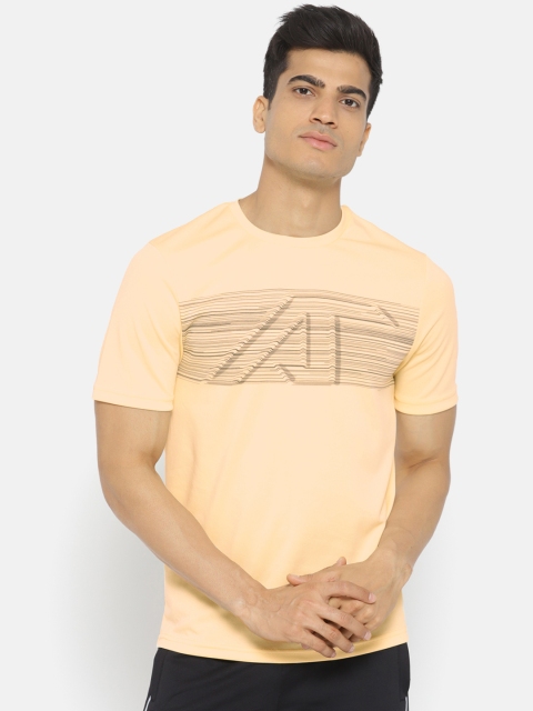

Alcis Men Beige Printed Detail Round Neck T-shirt