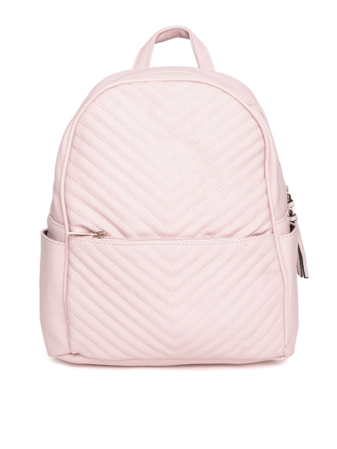 

DressBerry Women Pink Quilted Backpack