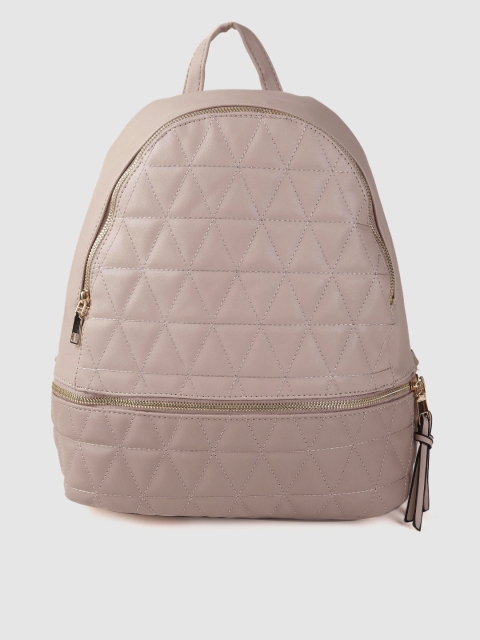 

DressBerry Women Dusty Pink Quilted Backpack