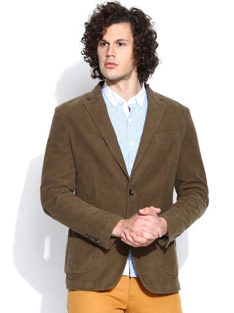 

Blackberrys Brown Single-Breasted Casual Blazer
