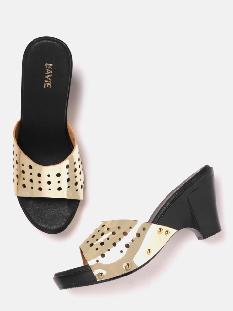 

Lavie Women Gold-Toned Solid Heels