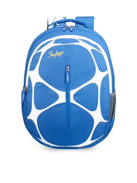 

Skybags Unisex Blue Graphic Backpack