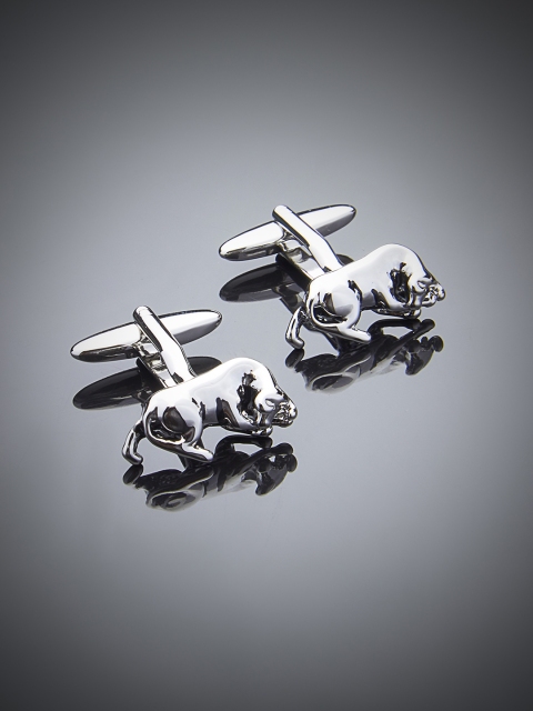 

shaze Silver-Plated Quirky Cufflinks