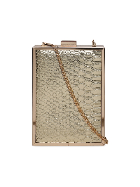 

Kazo Gold-Toned Textured Clutch