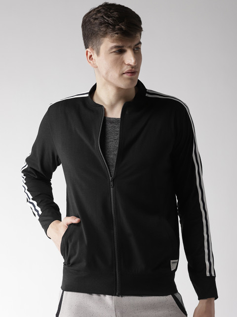 

Hubberholme Men Black Solid Sweatshirt