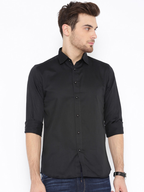 

Franco Leone Black Casual Shirt