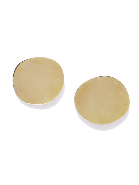 

Carlton London Gold-Toned Brass-Plated Handcrafted Contemporary Studs