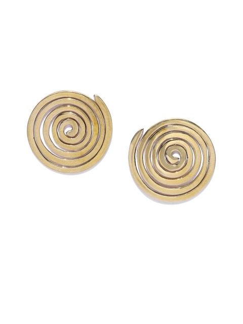 

Carlton London Gold-Toned Brass-Plated Handcrafted Contemporary Studs