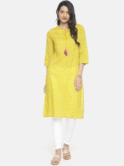 

Melange by Lifestyle Women Yellow Kurta