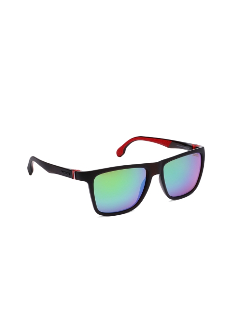 

Carrera Unisex Square Mirrored Sunglasses 5047/S 4IN 56Z9, Green