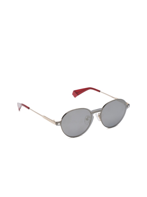 

Polaroid Unisex Round Sunglasses PLD 6082/G/CS J5G 50LM, Blue