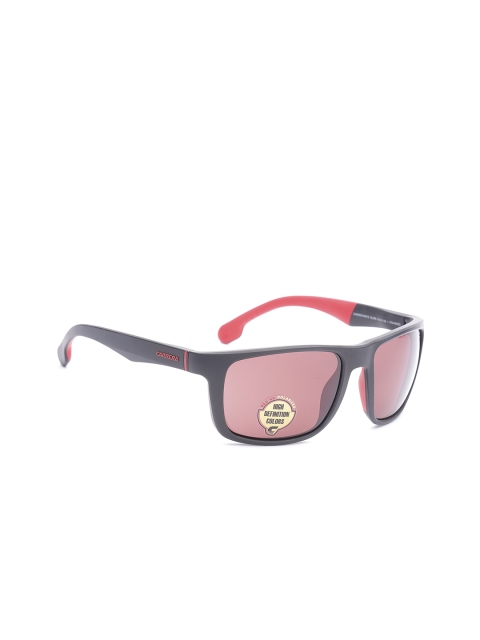 

Carrera Men Polarised Rectangle Sunglasses 8027/S BLX 57W6, Red