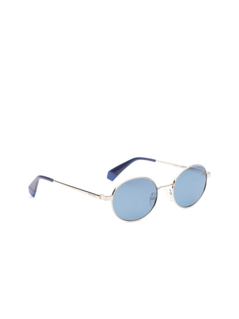 

Polaroid Women Polarised Oval Sunglasses PLD 6066/S LKS 51XN, Blue