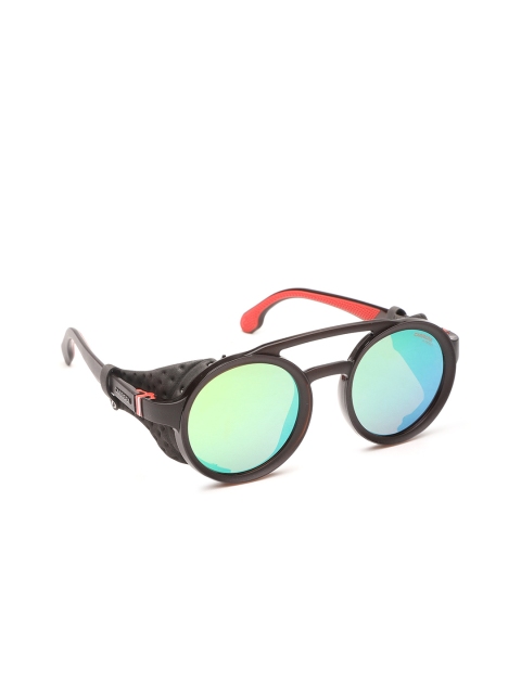 

Carrera Unisex Mirrored Round Sunglasses, Blue