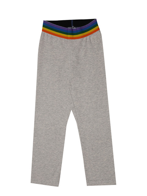 

Allen Solly Junior Girls Grey Solid Ankle-Length Leggings