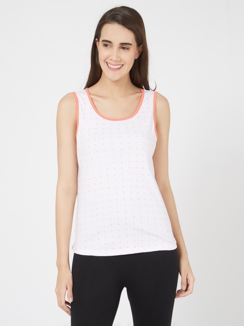 

Mystere Paris Women White Printed Top