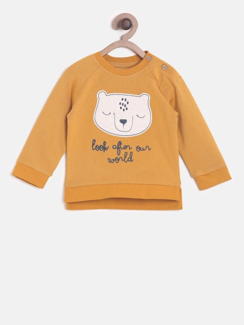 

MINI KLUB Boys Yellow Embroidered Sweatshirt