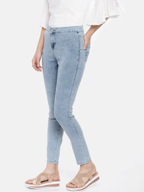 

Lee Cooper Women Blue Snug Fit Ankle Length Jeggings