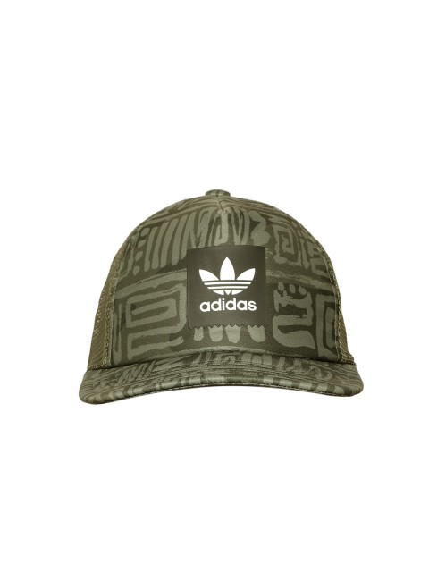 

ADIDAS Originals Unisex Olive Green DAKARIHAT Printed Skateboarding Cap