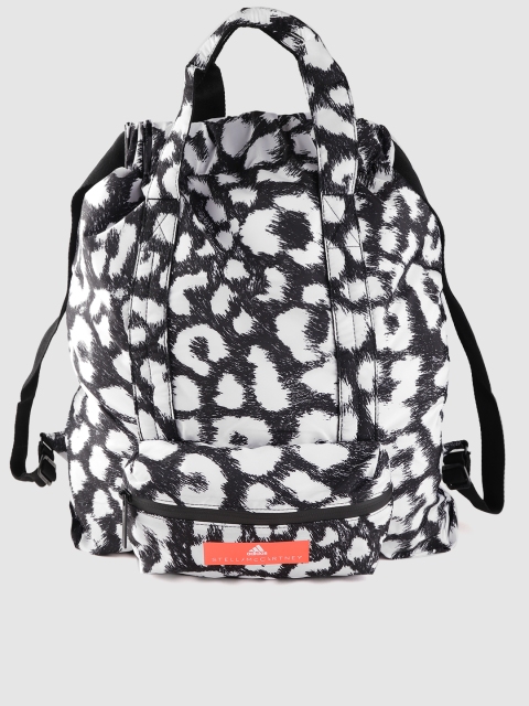 

ADIDAS by Stella McCartney Women Black & White Printed Gym Sack