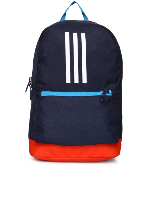 

ADIDAS Boys Navy Blue 3 Stripes Brand Logo Backpack