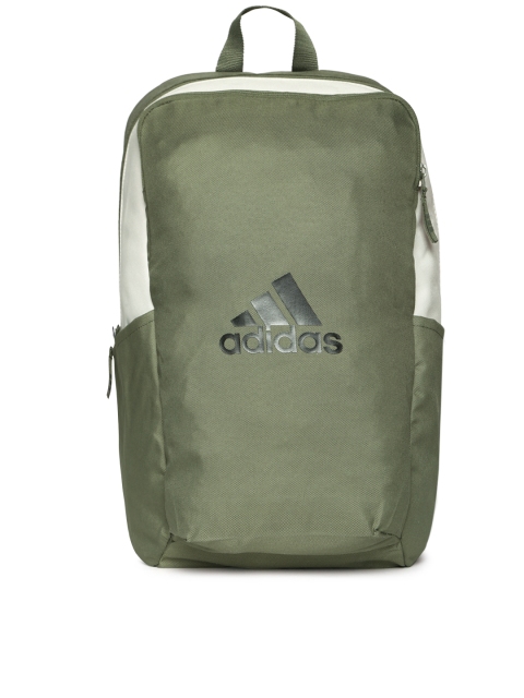 

ADIDAS Unisex Olive Green Parkhood Brand Logo Backpack