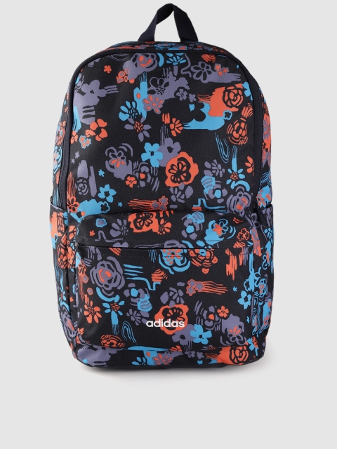 

ADIDAS Women Black & Orange Classic Graphic Backpack
