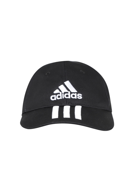 

ADIDAS Unisex Black 6P 3-Stripes Cotton Baseball Cap