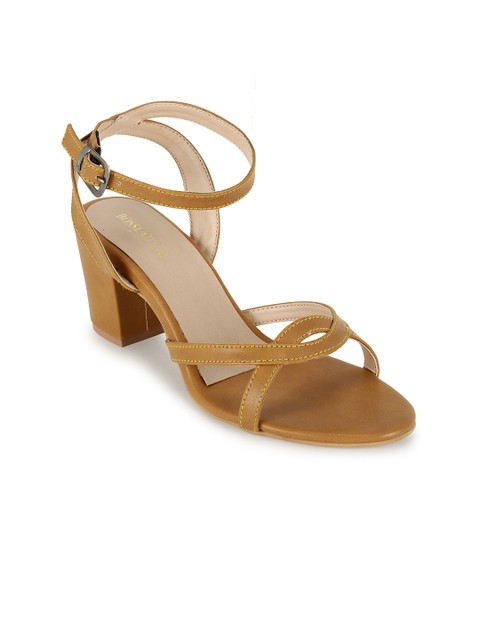 

SCENTRA Women Brown Solid Sandals