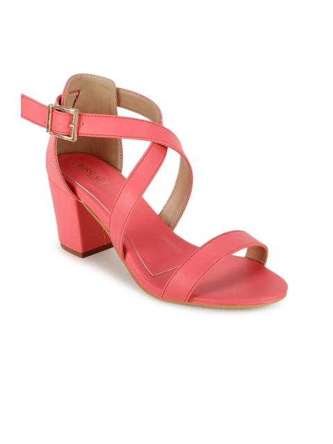 

SCENTRA Women Pink Solid Sandals