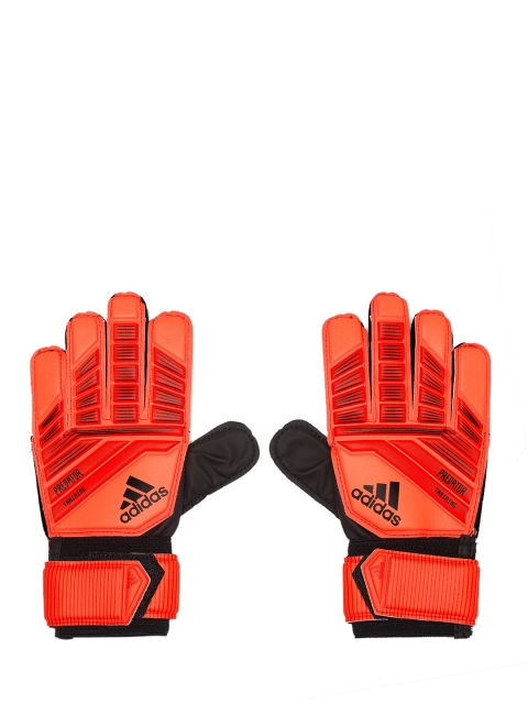 

ADIDAS Unisex Coral Orange & Red Predator Football Gloves