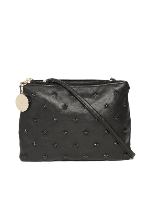 

Caprese Black Embellished Sling Bag