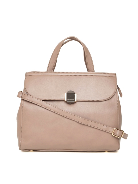 

Caprese Mauve Solid Handheld Bag