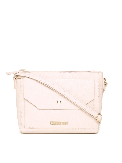 

Caprese Beige Solid Sling Bag