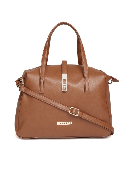 

Caprese Brown Solid Handheld Bag