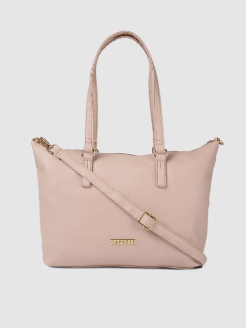 

Caprese Pink Solid Shoulder Bag