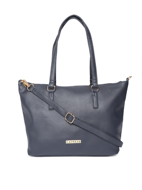 

Caprese Navy Solid Shoulder Bag, Navy blue