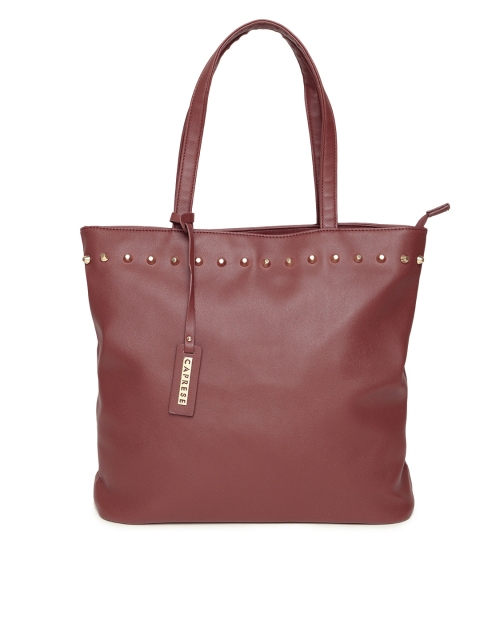 

Caprese Burgundy Solid Shoulder Bag