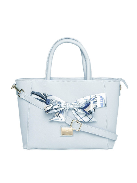 

Caprese Blue Solid Handheld Bag