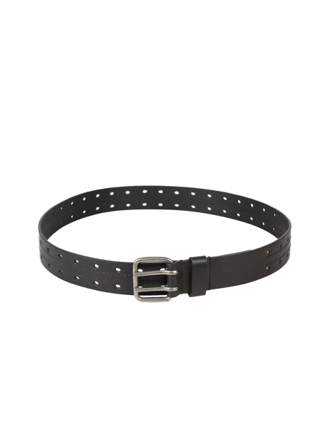 

Paradigm Design Lab Men Black Cut-Out Detail Belt