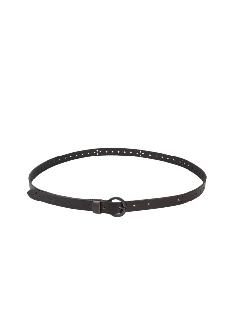 

Paradigm Design Lab Women Black Solid Leather Belt