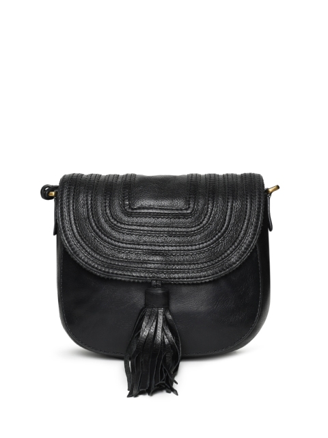 

Fossil Black Solid Sling Bag