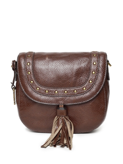 

Fossil Brown Solid Sling Bag