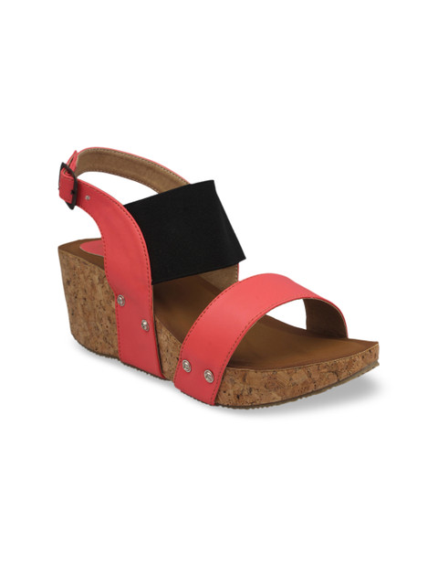 

pelle albero Women Pink Colourblocked Sandals